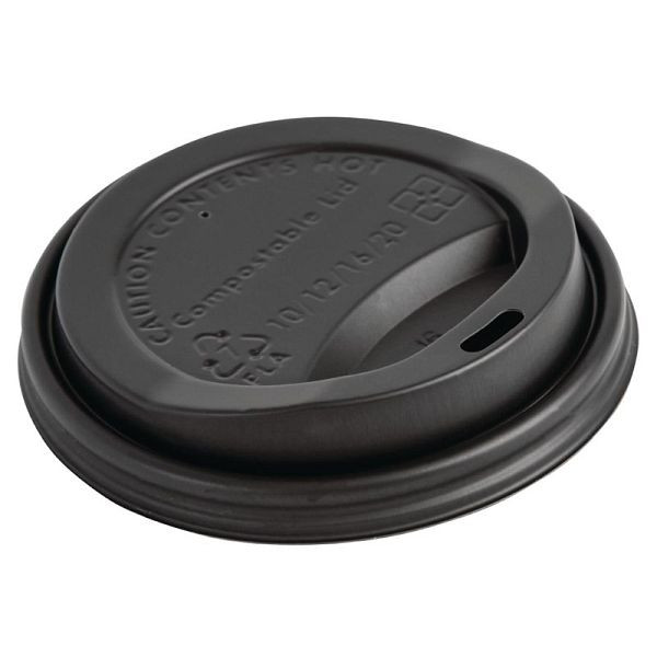 Fiesta Green composteerbare deksels voor bekers voor warme dranken 34cl 1000 Pack, DS053