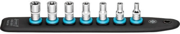 Hazet SmartRail met 7 sleuven, vierkant 6,3 mm (1/4 inch), extern TORX® profiel, E5, E6, E7, E8, E10, E11, E12, aantal gereedschappen: 7, 850E-SR/7
