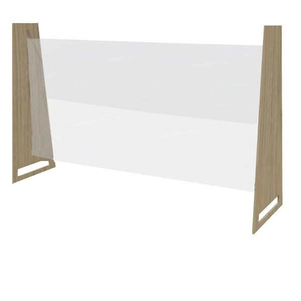 Bolero Easy Screen tafelmodel scheidingswand licht eiken 86 x 125cm, FP425