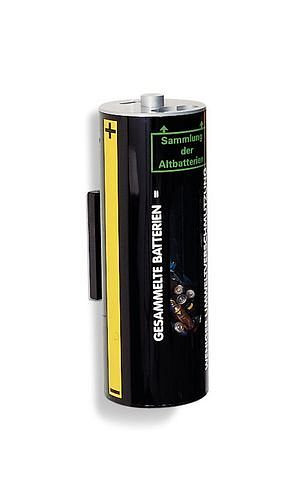 DENIOS batterij-inzamelcontainer van zuurbestendige kunststof, voor wandmontage, 6 l, 129-600