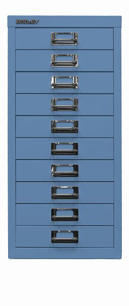 Bisley MultiDrawer™, 29-serie, DIN A4, 10 laden, blauw, L2910605