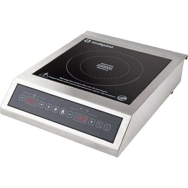 Stalgast inductiekookplaat 3,5 watt, 230 volt, afmetingen 330 x 415 x 110 mm (bxdxh), KE2901035