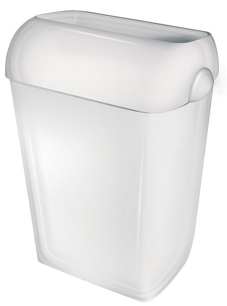 All Care PlastiQline afvalbak 43 liter open kunststof wit, 5650