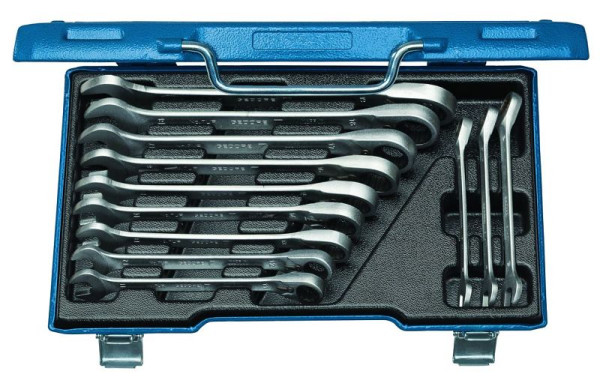 GEDORE steeksleutelset met ringratel, 12-delig, omkeerbaar, 2297418