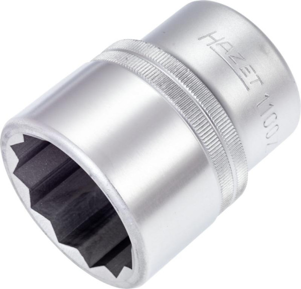 Hazet dopsleutelinzet, dubbel zeskant, hol vierkant 25 mm (1 inch), uitwendig dubbel zeskantprofiel, 41 mm, 1100Z-41