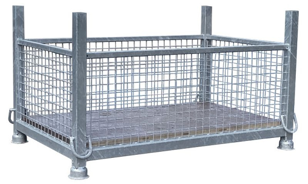 Schake roosterkast vulmaat: 1,43 mx 0,87 mx 0,69 m gelast rooster, 50215