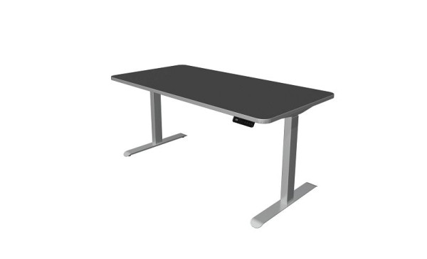 Kerkmann zit-statafel, Move 3 Premium, B 1600 x D 800 mm, elektrisch in hoogte verstelbaar van 720-1210 mm, antraciet, 10331313