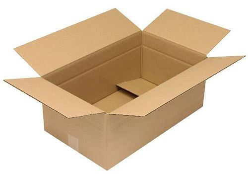 TransPak golfkartonnen vouwdoos 1-wandig, binnenmaat 500 x 300 x 200 mm, kwaliteit 1.30C, verpakking: 25 stuks, 299290
