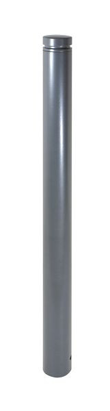 Schake-stijlpaal serie 482B Ø 82 mm, opklapbaar, zelfvergrendelend slot voor plugbevestiging, profielcilinderslot, 482UZB
