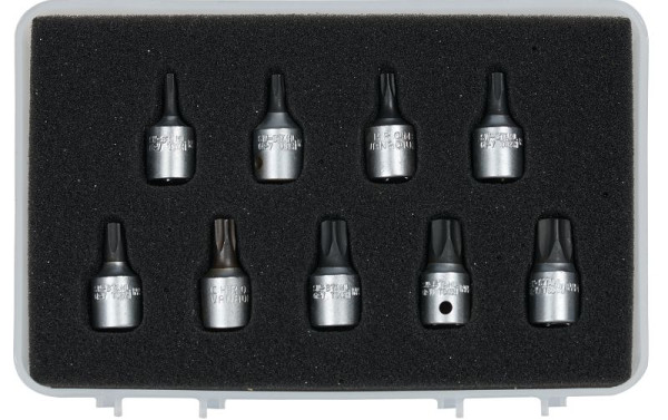 SW stalen schroevendraaierdoppen, 1/4", TPR profiel, IP10-IP50, 9 stuks, IP/4-SET