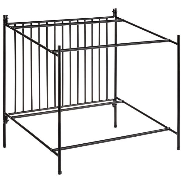 APS buffetframe, 49 x 38,5 x 48 cm, metaal, zwart, geschikt voor GN Superboxen, met antislipvoetjes, 30331