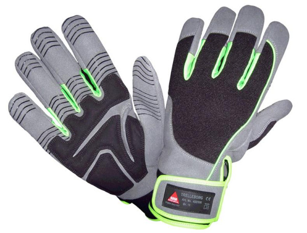Hase Safety TRELLEBORG, Montagehandschuh, High-Quality-Velcro, Größe: 9, VE: 10 Paar, 422000-9