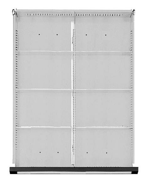 ANKE ladescheidingsset; voor lade 410 x 540 mm (BxD); 1/2 verdeling