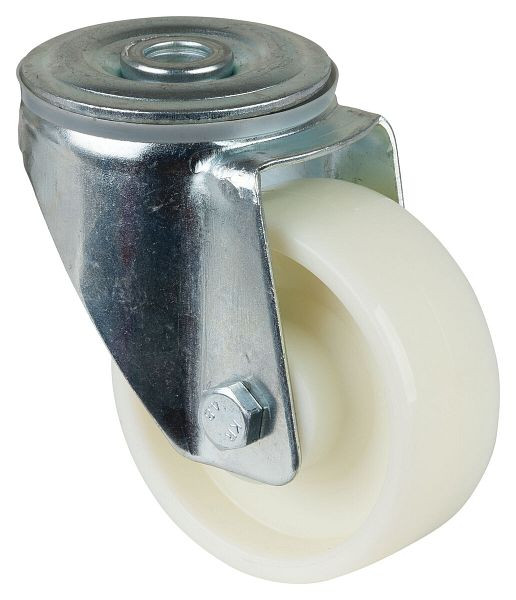 BS-rollen transportrol, wielbreedte 30 mm, wiel-Ø 80 mm, draagvermogen 125 kg, loopvlak/wiellichaam kunststof, rollager, VE = 4 stuks, L101.B10.080