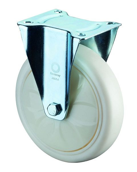 BS rollen transportrol, vaste rol, wielbreedte 50 mm, wiel-Ø 125 mm, draagvermogen 300 kg, loopvlak/wiellichaam kunststof, kogellager, LSS410.B15.126