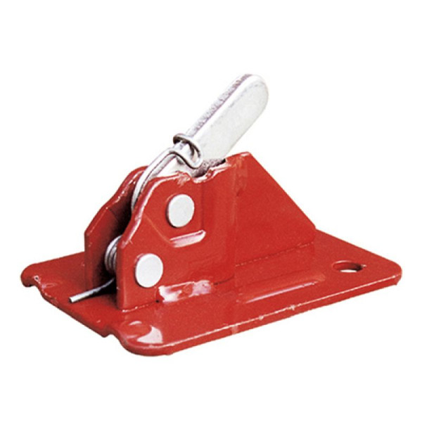 Stein HGS HGS excentrische klem -Schalblitz-, rood gelakt, verpakking van 25, met gelaste verstevigingshoek, 10182
