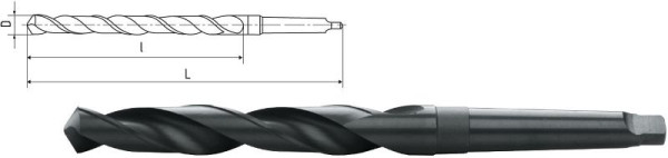 ELMAG HSS-spiraalboor met morseconus DIN 345, Ø 6,0 mm, 71602