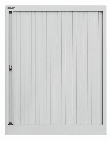 Bisley rolluikkast EuroTambour, 2 planken, 2,5 OH, rolluik lichtgrijs, body lichtgrijs, ET408102SLG645