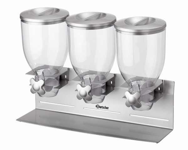 Bartscher mueslidispenser, 3 compartimenten, 500379