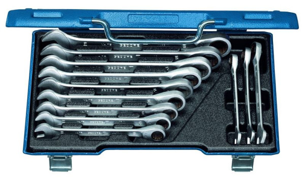 GEDORE steeksleutelset met ringratel, 12-delig, 2297442