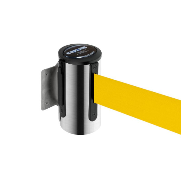 Stein HGS HGS wandbandcassette -P-Line Future-, RVS, signaalgeel, met bandeindstuk (standaard), 12850s-1202