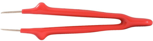 KS Tools pincet met beschermende isolatie, recht, 13,5 mm, 117.1627