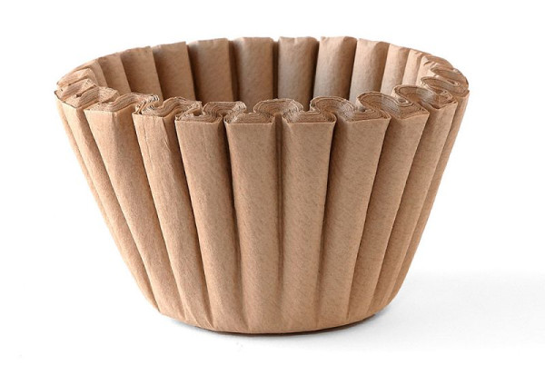 Saro mandfilterpapier voor koffiemachines, ongebleekt, 39-1005