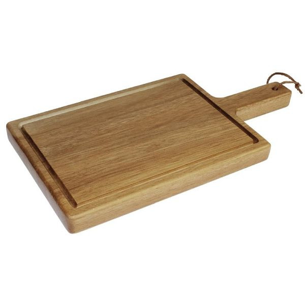 T&G Woodware steakboard acaciahout met handvat 42 x 23cm, DF055