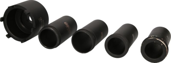KS Tools borgmoersleutelset met 4 geleidebuizen voor Mercedes, Ø 75 mm, 5-delig, 460.5385