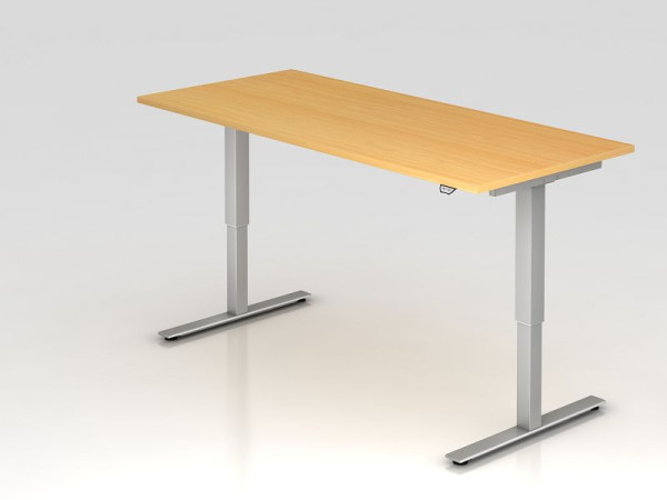 Hammerbacher elektrisch zit-sta bureau 180x80cm beuken, werkhoogte 73 - 119 cm, VXMST19/6/S