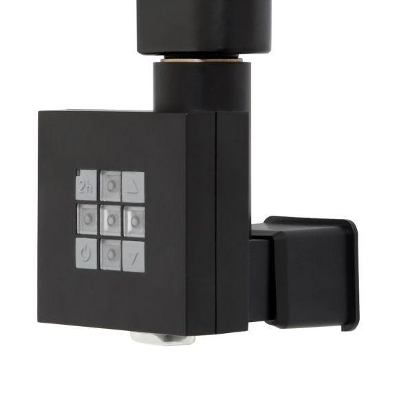 TVS radiator EL 300, zwart, met timer en verborgen kabel, EL300D-SO