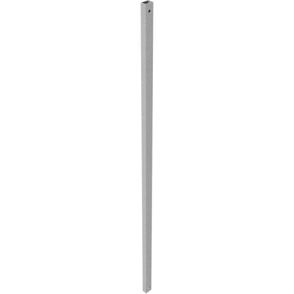 Stone HGS beschermrailing van staal, dwarsbalk, lengte 2300 mm, 60 x 40 mm, zonder verf, bevestiging: om in beton te zetten, 34985