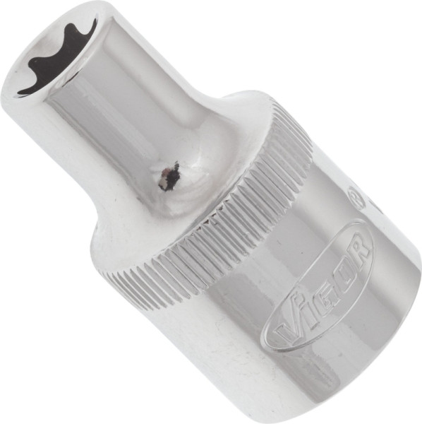 VIGOR TORX® dopsleutelinzet, hol vierkant 12,5 mm (1/2 inch), buiten TORX® profiel, E10, V2730