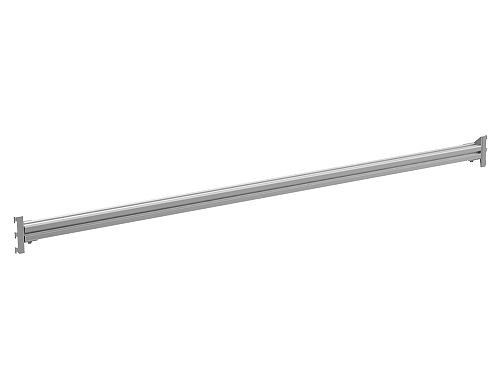 Bedrunka+Hirth aluminium profielschoor voor ophanging aan staanders, breedte 1750 mm, afmetingen in mm (BxDxH): 1750 x 40 x 40, 07.98.7084