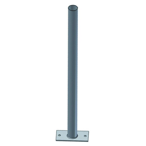 Stone HGS buispaal met voetplaat, 1250mm/Ø60mm, pf-s1120