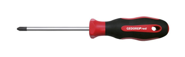 GEDORE rode 2K-schroevendraaier PH3, lengte 150 mm, 3301250