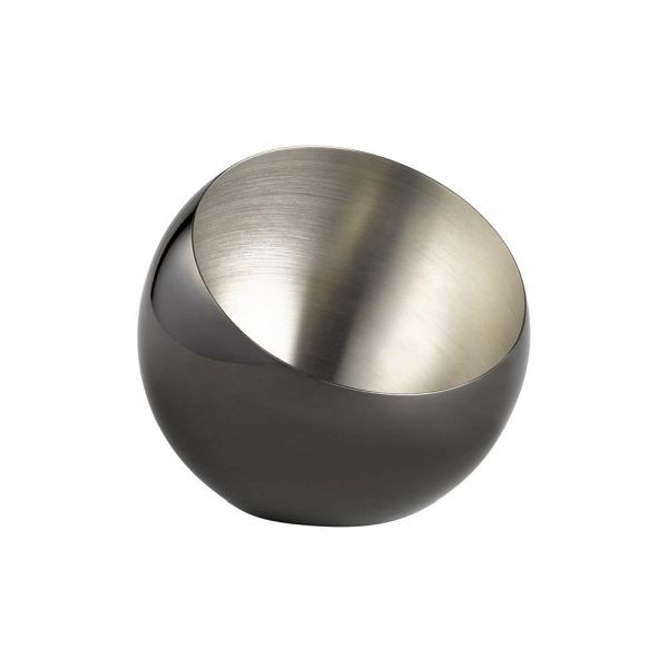 APS kom "SPHERE", Ø 16 cm, hoogte 15 cm, 0,8 liter, roestvrij staal, gunmetal look, 40774