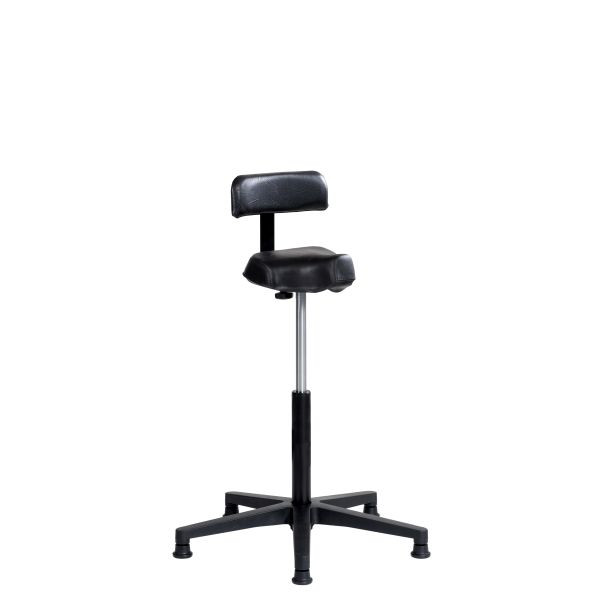 SOFAME stahulp LM 2029 met glijder, zithoogte 57-81 cm, polyamide onderstel, met rugleuning, W050020011