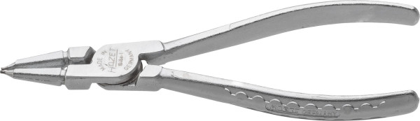 Hazet borgveertang, standaard: DIN 5256 vorm C, oppervlak: verchroomd, punt staalgrijs, lengte: 140 mm, 1846A-1