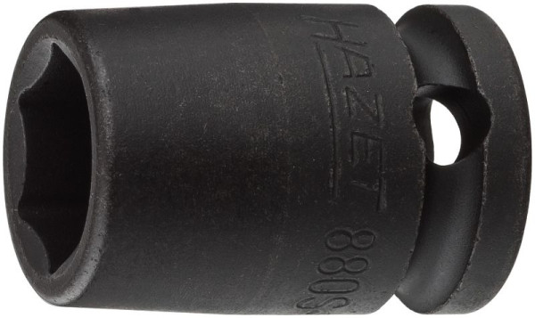 Hazet impact, machine schroevendraaierdop, zeskant, hol vierkant 10 mm, buitenzeskant trekprofiel, 12 mm, 880S-12