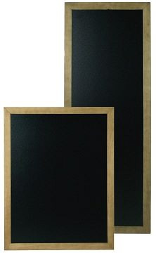 Contacto schrijfbord, 56x120cm, teakhout, 7683/120