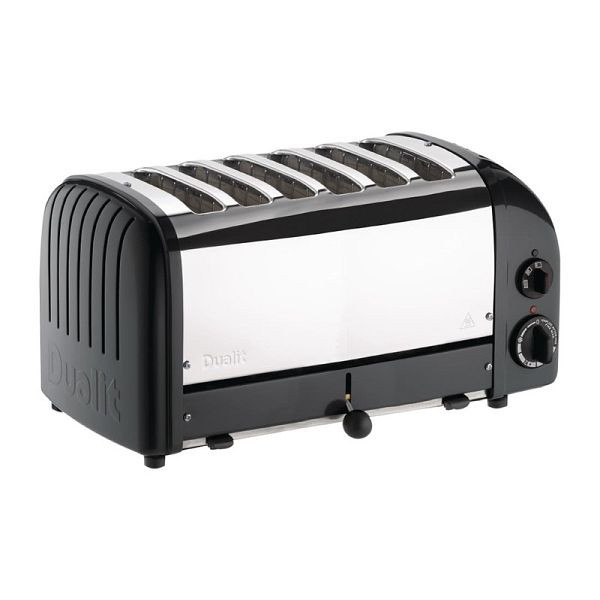Dualit broodrooster 60145 zwart 6 sleuven, E267