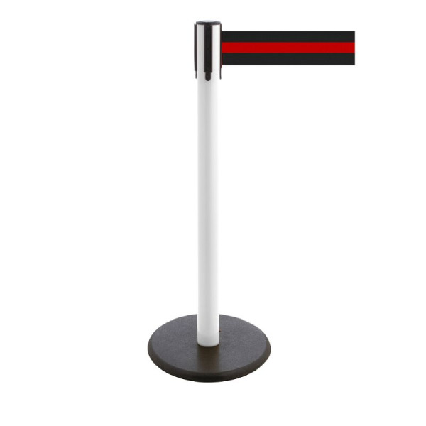Stein HGS HGS personengeleidingssysteem -P-Line Premium-, wit, grijs, met bandeindstuk (standaard), bandlengte: 2,3 m, 34244m-0802