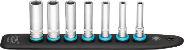 Hazet SmartRail 7 sleuf vierkant 6,3 mm (1/4") buitenste zeskant tractieprofiel 5,5 6 7 8 10 12 13 Aantal gereedschappen: 7 850LG-SR/7