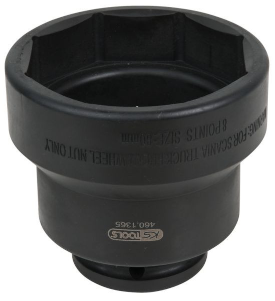 KS Tools 3/4" asmoersleutel, 8-kant, voor Scania, 80 mm, 460.1365