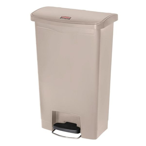 Rubbermaid Slim Jim Front Step pedaalemmer beige 50L, GL027