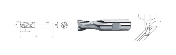 ELMAG HSS Co8 sleuffrees DIN 327, Ø 32,0 mm (kort), 72837