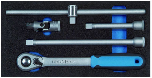 GEDORE leeg schuiminzetstuk, toebehoren voor dopsleutelinzetstukken 1/2'', CT, 2322498