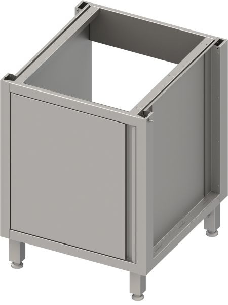 Stalgast RVS spoelbakkast uitvoering 2.0, voor poten/plintframe, met draaideur 600x640x660 mm, BX06671
