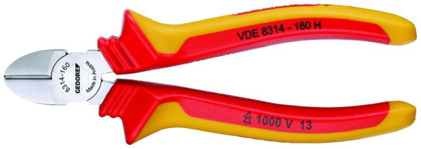 GEDORE VDE-zijsnijtang met behuizingsisolatie, 140 mm, 1552155